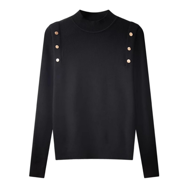 Women's Half Turtleneck Long Sleeve Knit Base Layer Sweater 2026 Winter Slim Fit - Image 5
