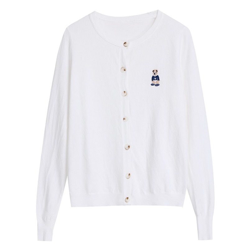 Women's Long Sleeve Knit Cardigan Short Jacket Lightweight Fall Winter Casual Layering Sweater - Image 5